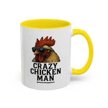 Crazy Chicken Man Coffee Mug
