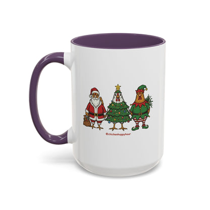 Christmas Chicken Coffee Mug