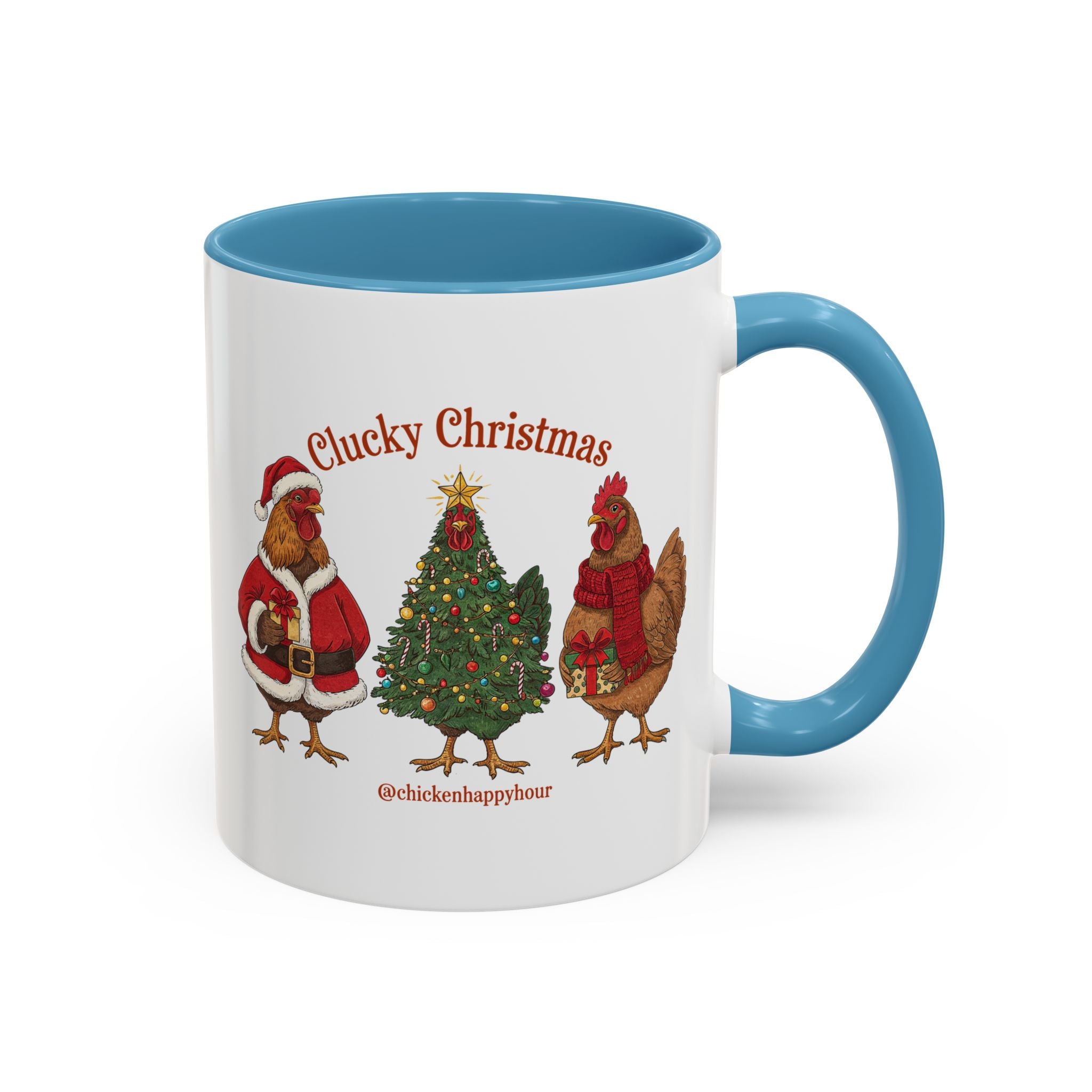 Clucky Christmas Coffee Mug