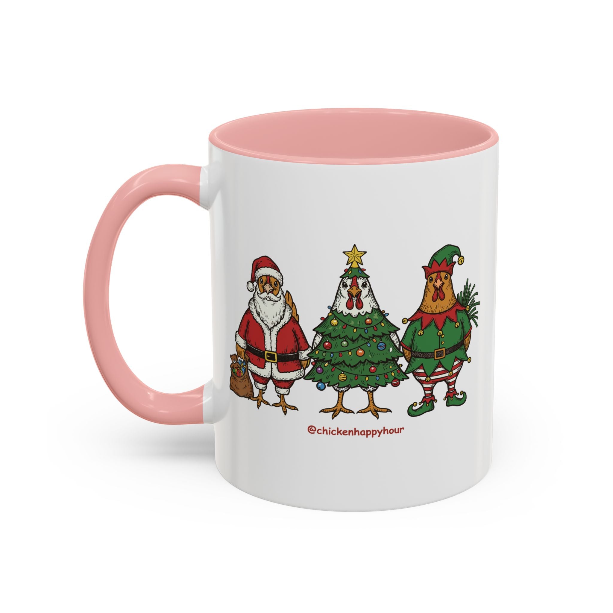 Christmas Chicken Coffee Mug