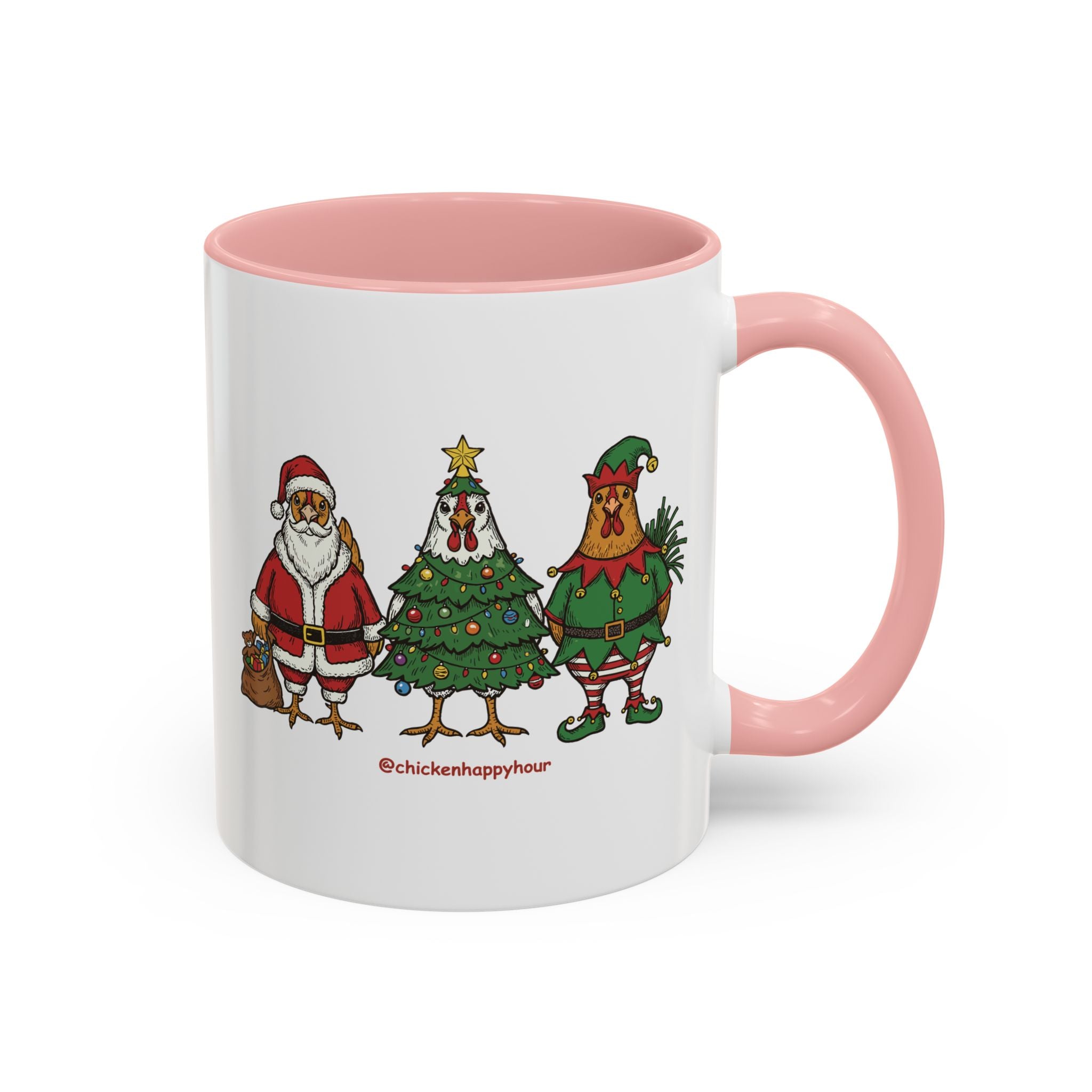 Christmas Chicken Coffee Mug