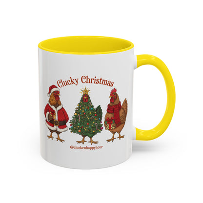 Clucky Christmas Coffee Mug