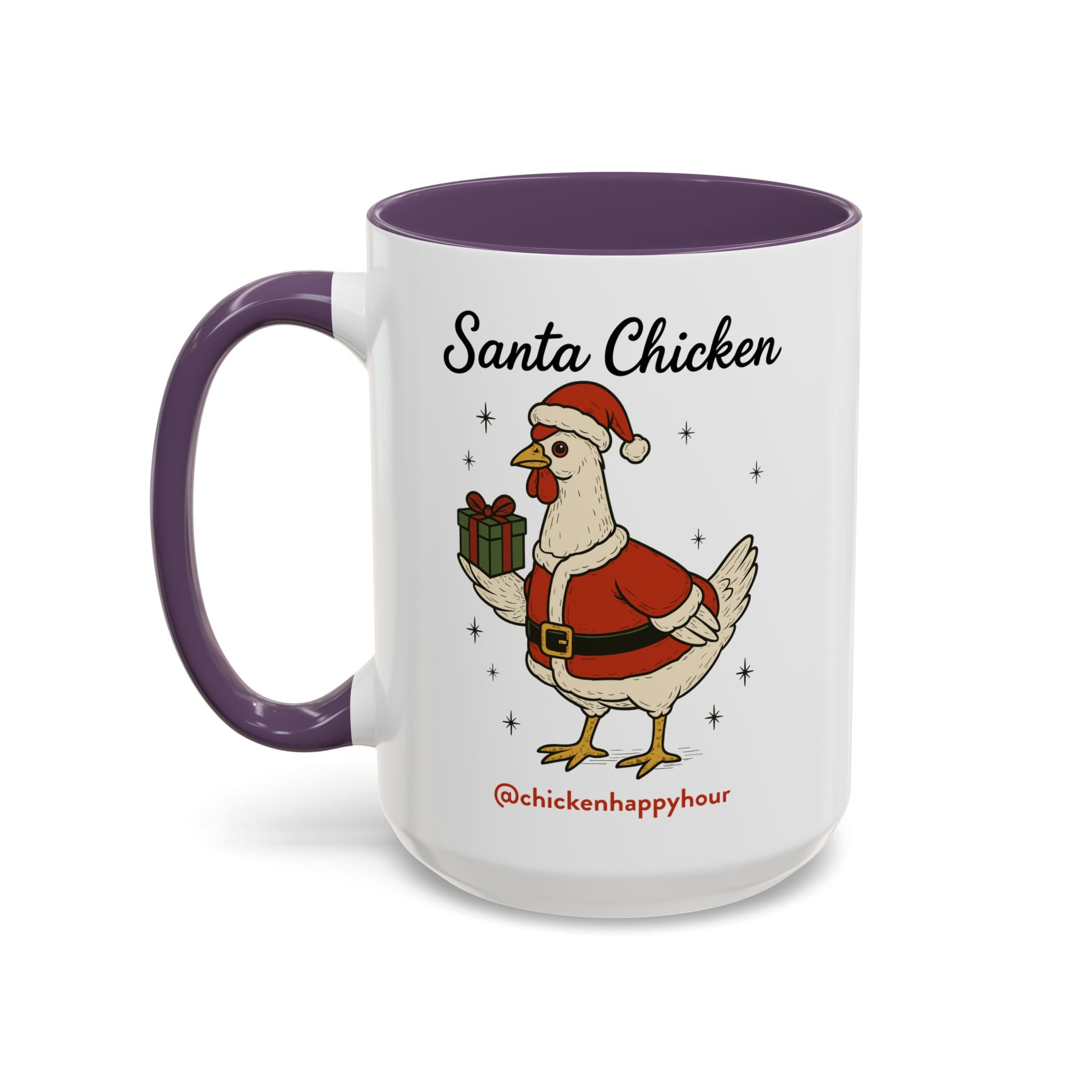 Santa Chicken Coffee Mug