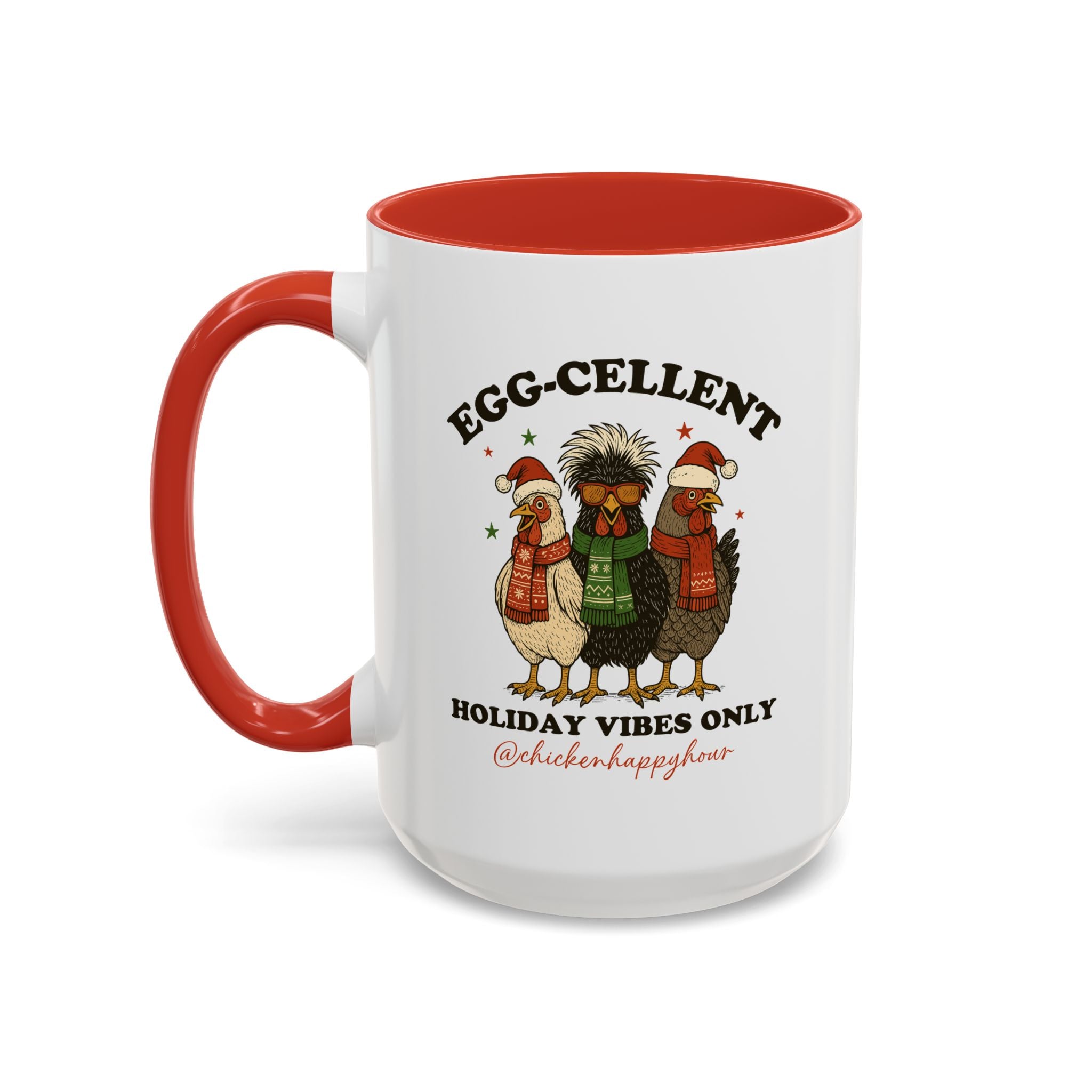 Egg-Cellent Holiday Vibes Only Coffee Mug