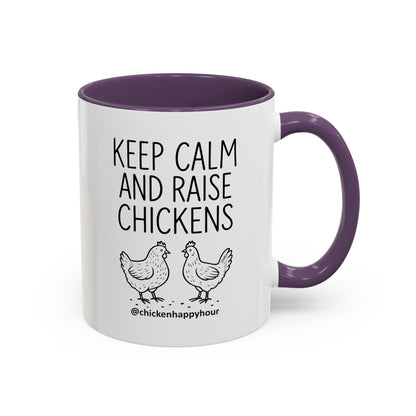 Keep Calm and Raise Chickens Coffee Mug