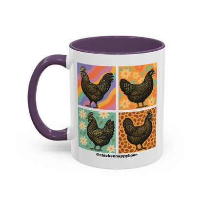 Retro Chicken Coffee Mug