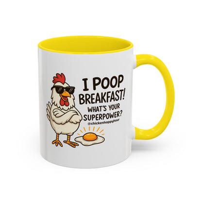 I Poop Breakfast Coffee Mug