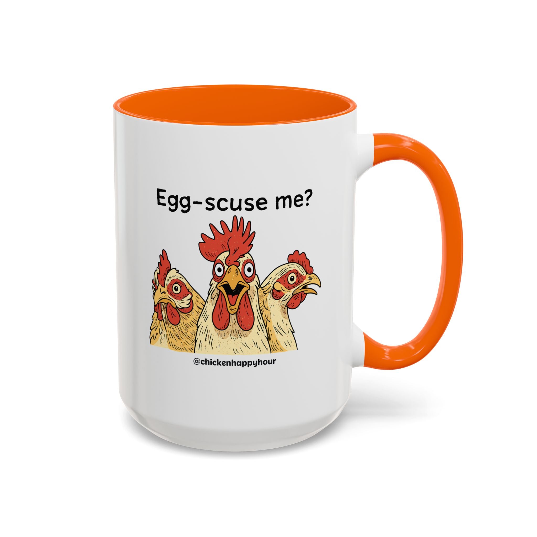 Egg-Scuse Me Coffee Mug