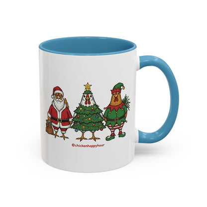 Christmas Chicken Coffee Mug