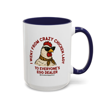 Went From Crazy Chicken Lady Coffee Mug
