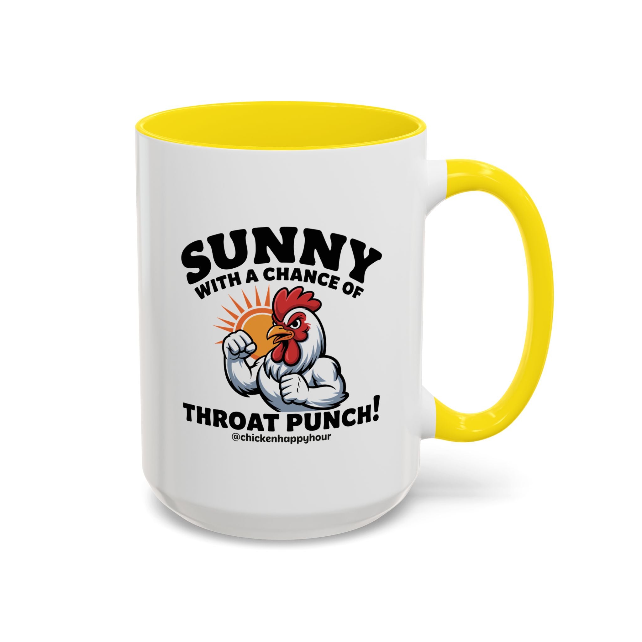 Sunny with a Chance of Throat Punch Coffee Mug
