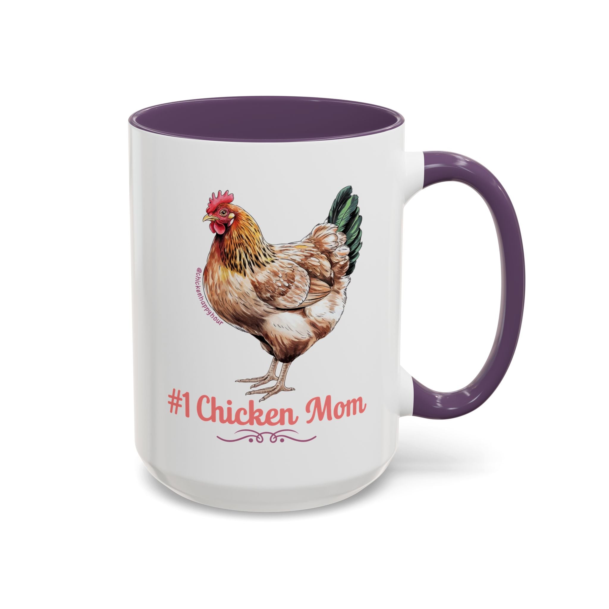 #1 Chicken Mom Coffee Mug