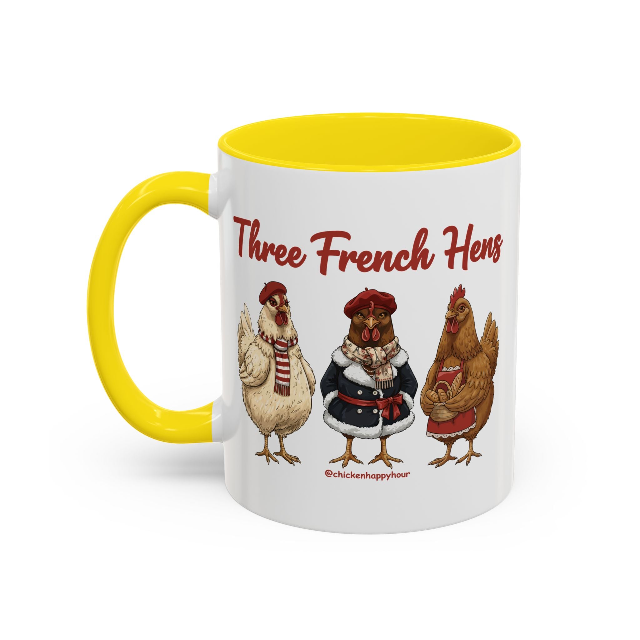 Three French Hens Coffee Mug