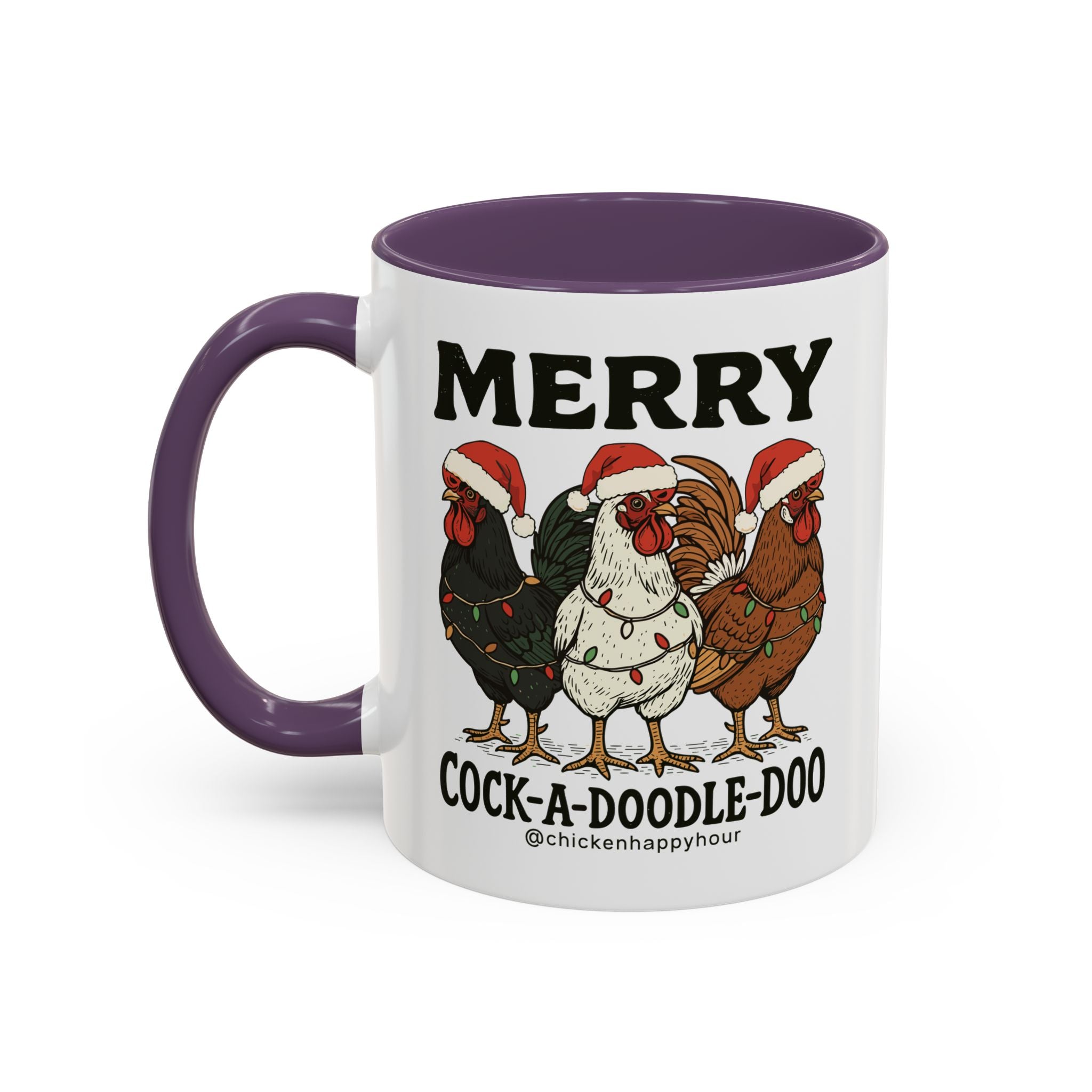Merry Cock  a Doodle Doo Coffee Mug