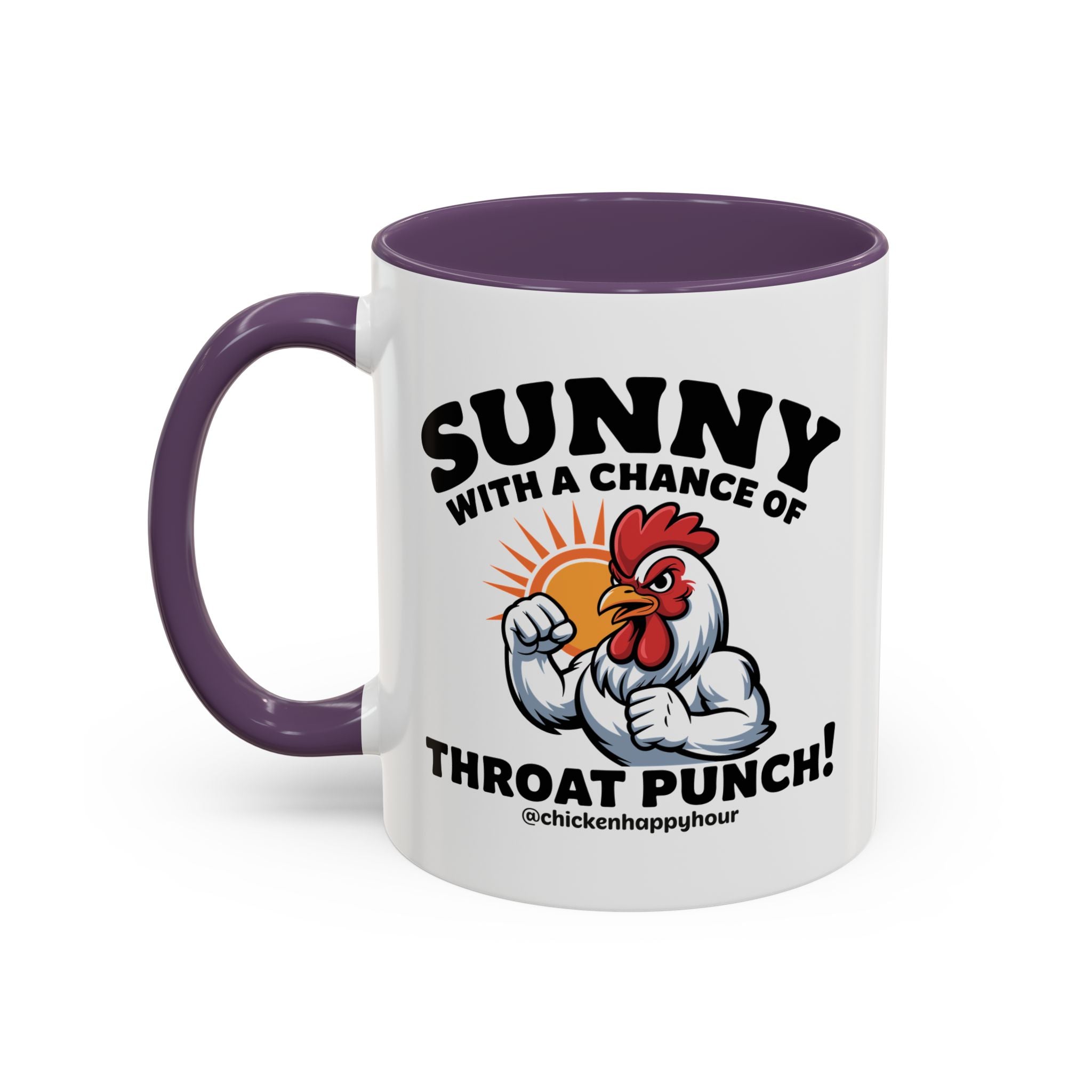 Sunny with a Chance of Throat Punch Coffee Mug