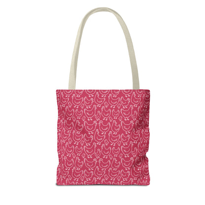Chickens Pattern Tote Bag