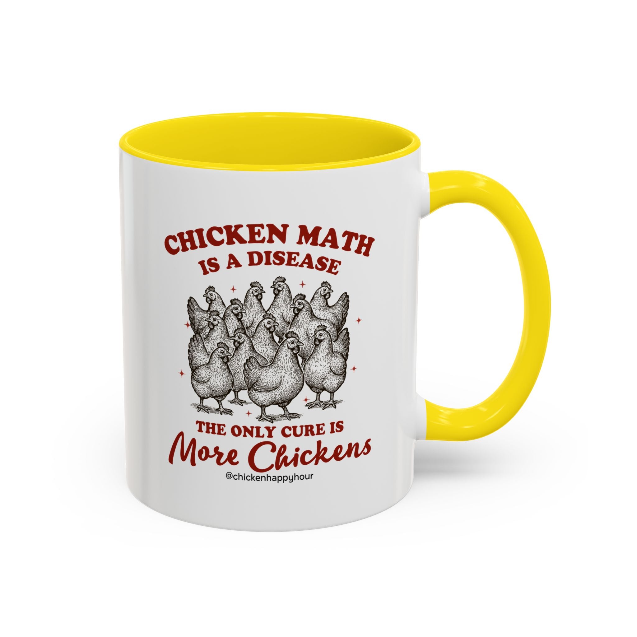 Chicken Math is a Disease Coffee Mug