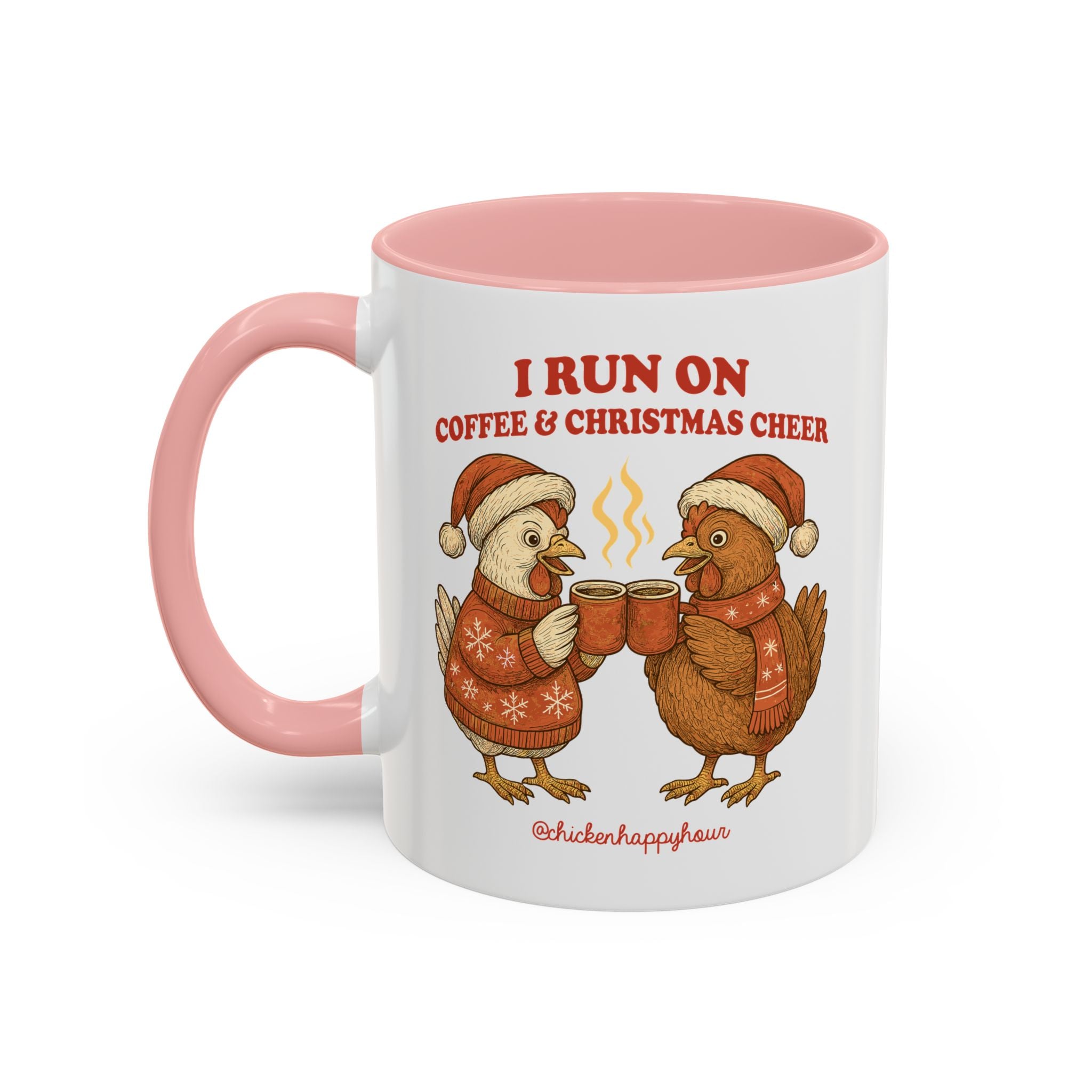 I Run on Coffee & Christmas Cheer Coffee Mug