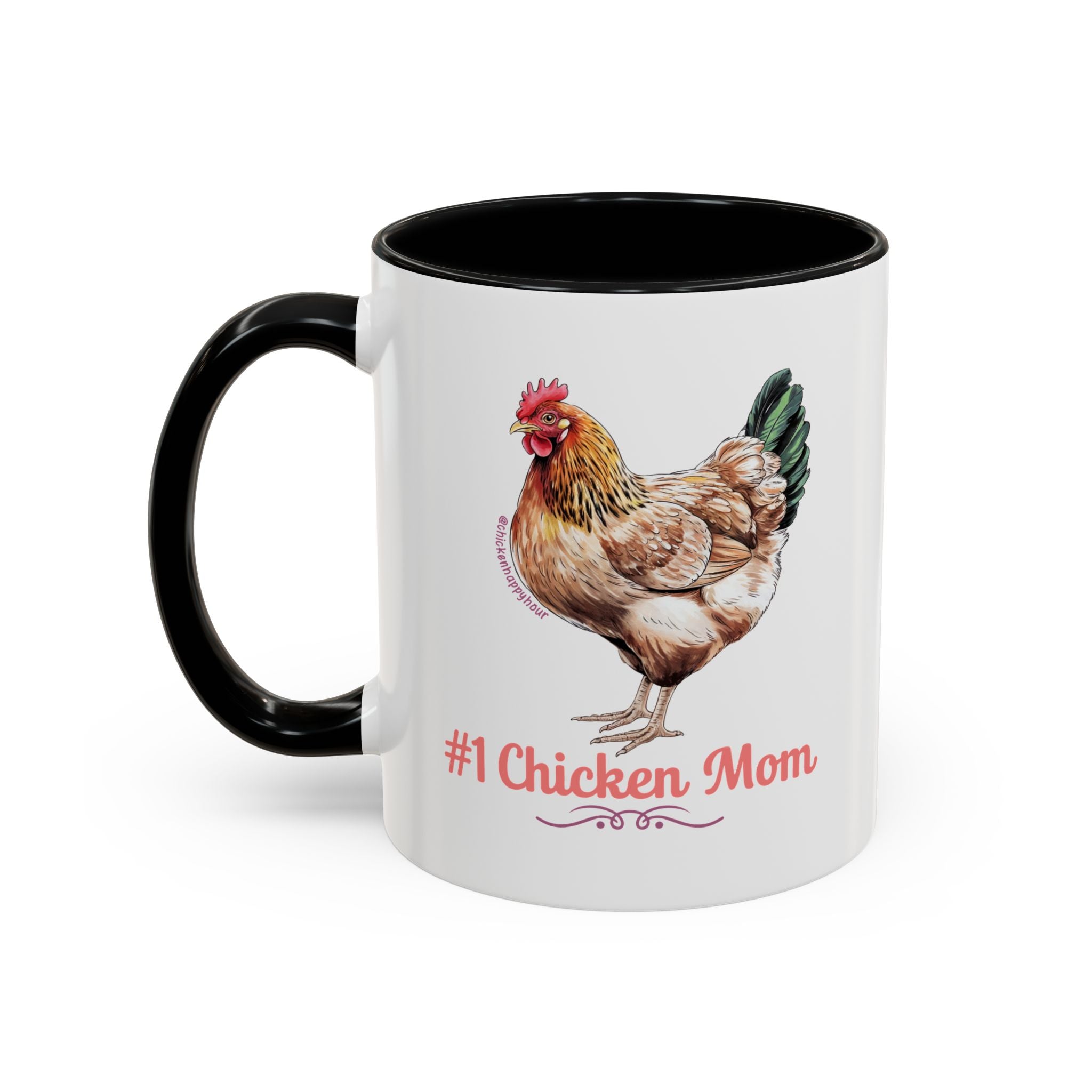 #1 Chicken Mom Coffee Mug