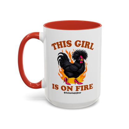 This Girl Is on Fire Coffee Mug