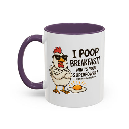 I Poop Breakfast Coffee Mug