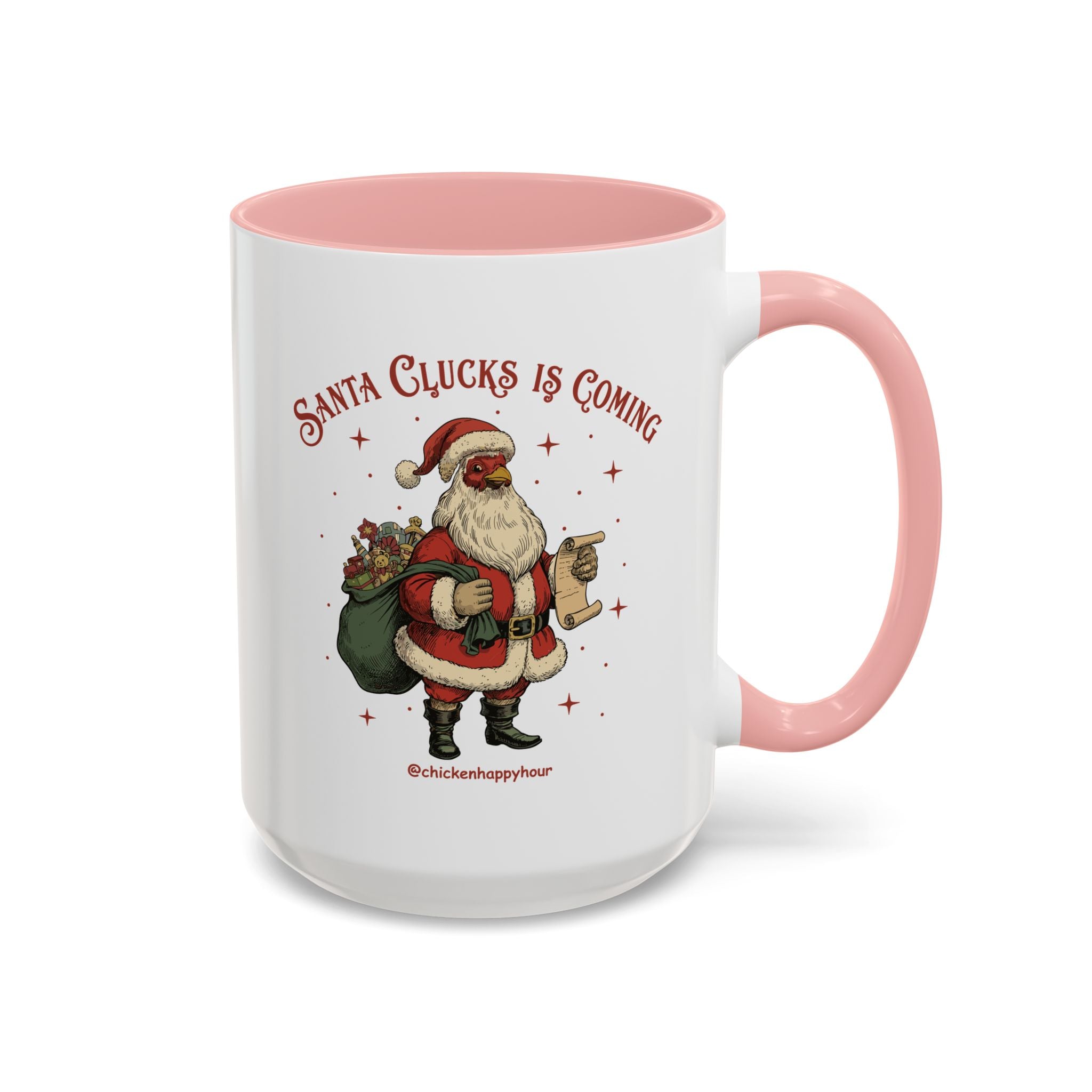 Santa Clucks Is Coming Coffee Mug