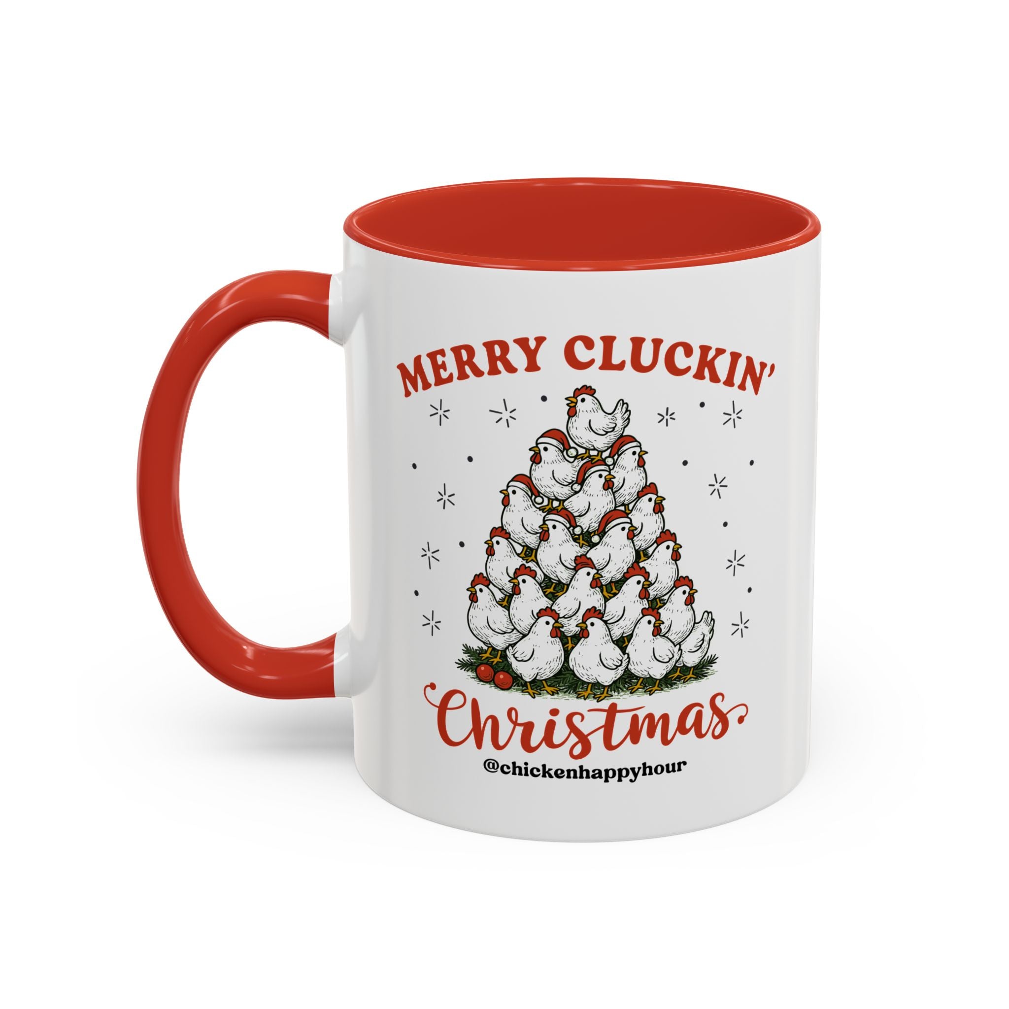 Merry Cluckin' Coffee Mug