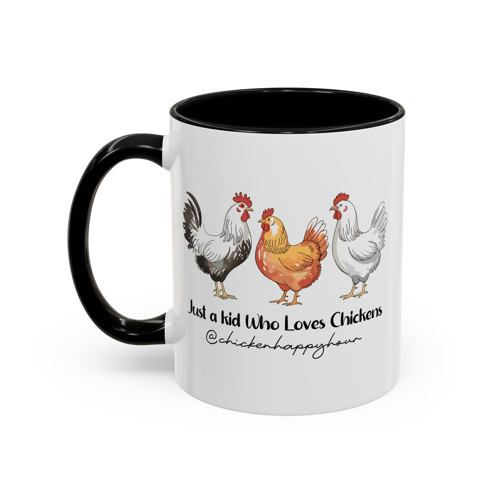 Just a kid Who Loves Chickens Coffee Mug