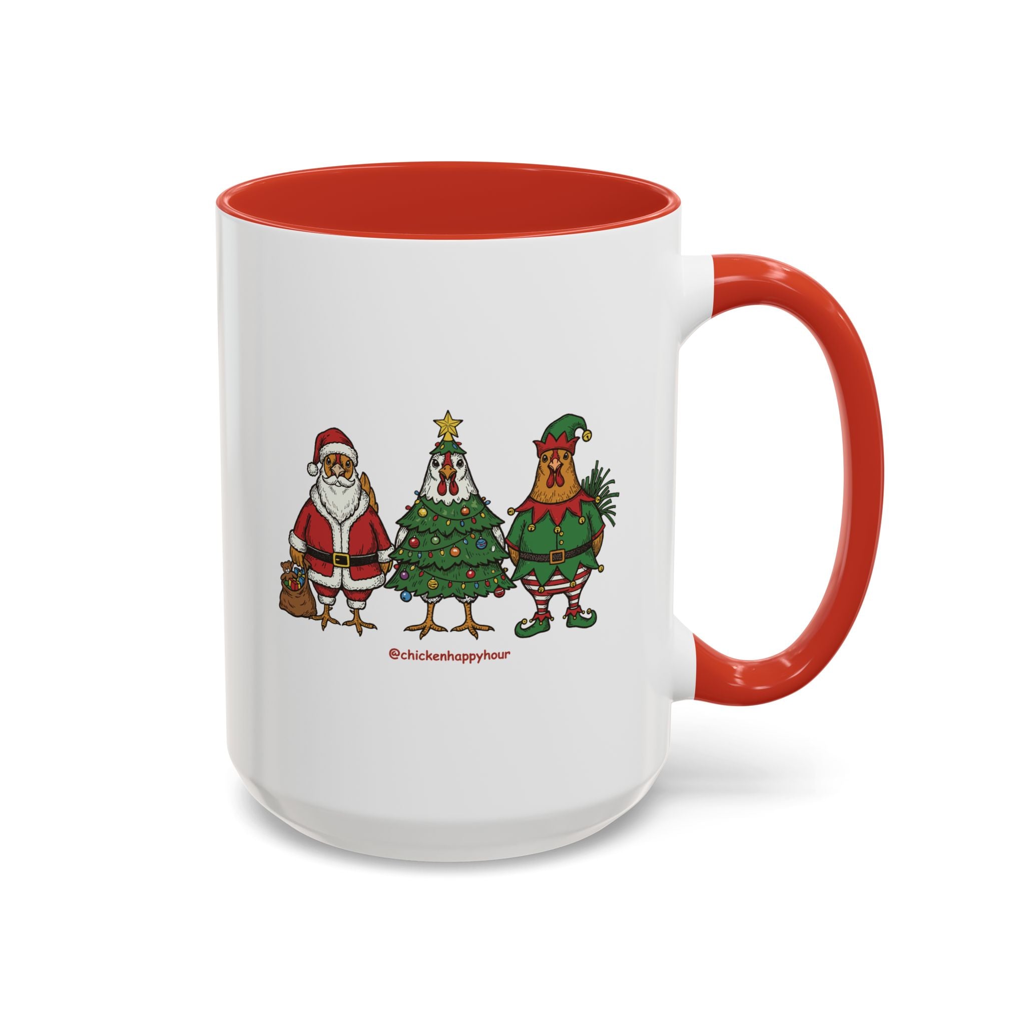 Christmas Chicken Coffee Mug