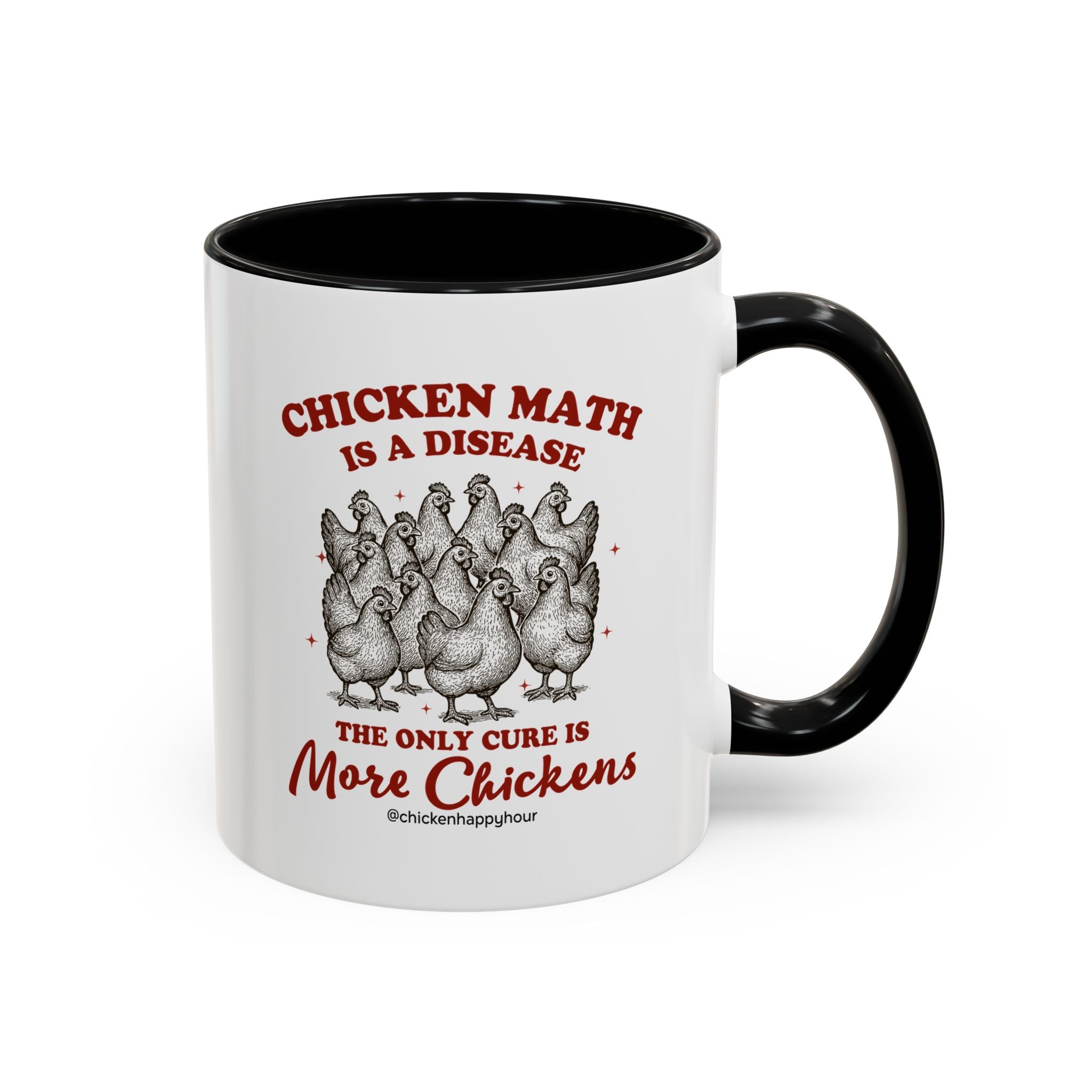 Chicken Math is a Disease Coffee Mug