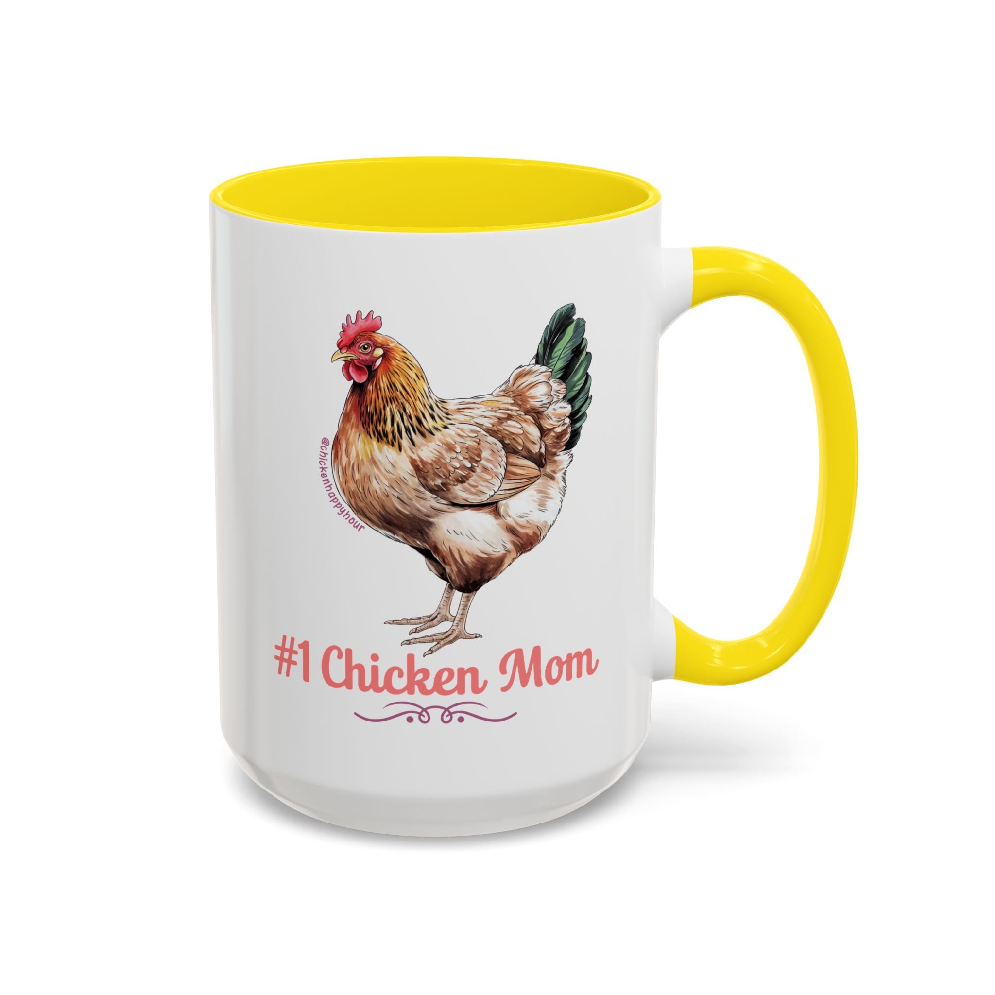 #1 Chicken Mom Coffee Mug