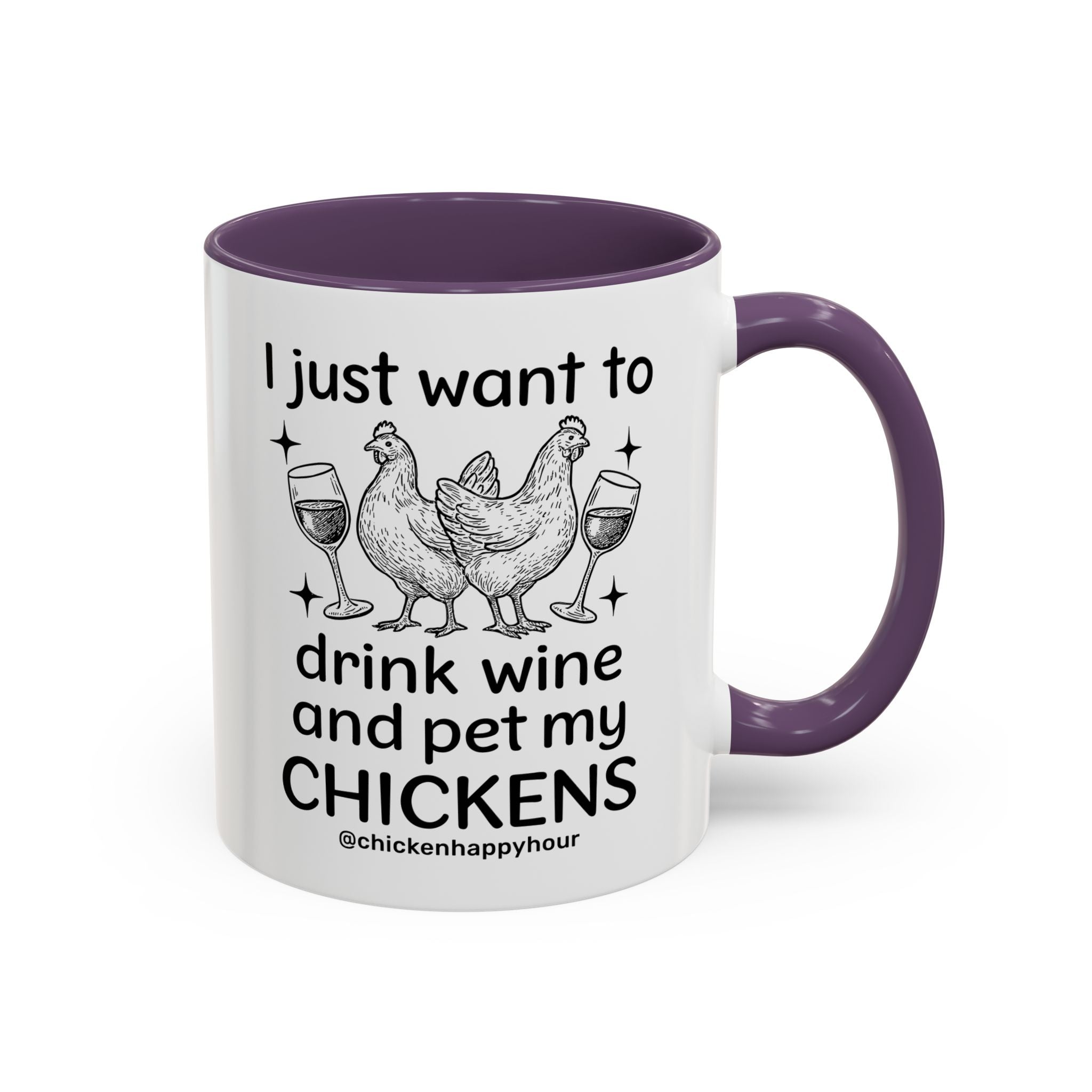 Wine and Chickens Coffee Mug
