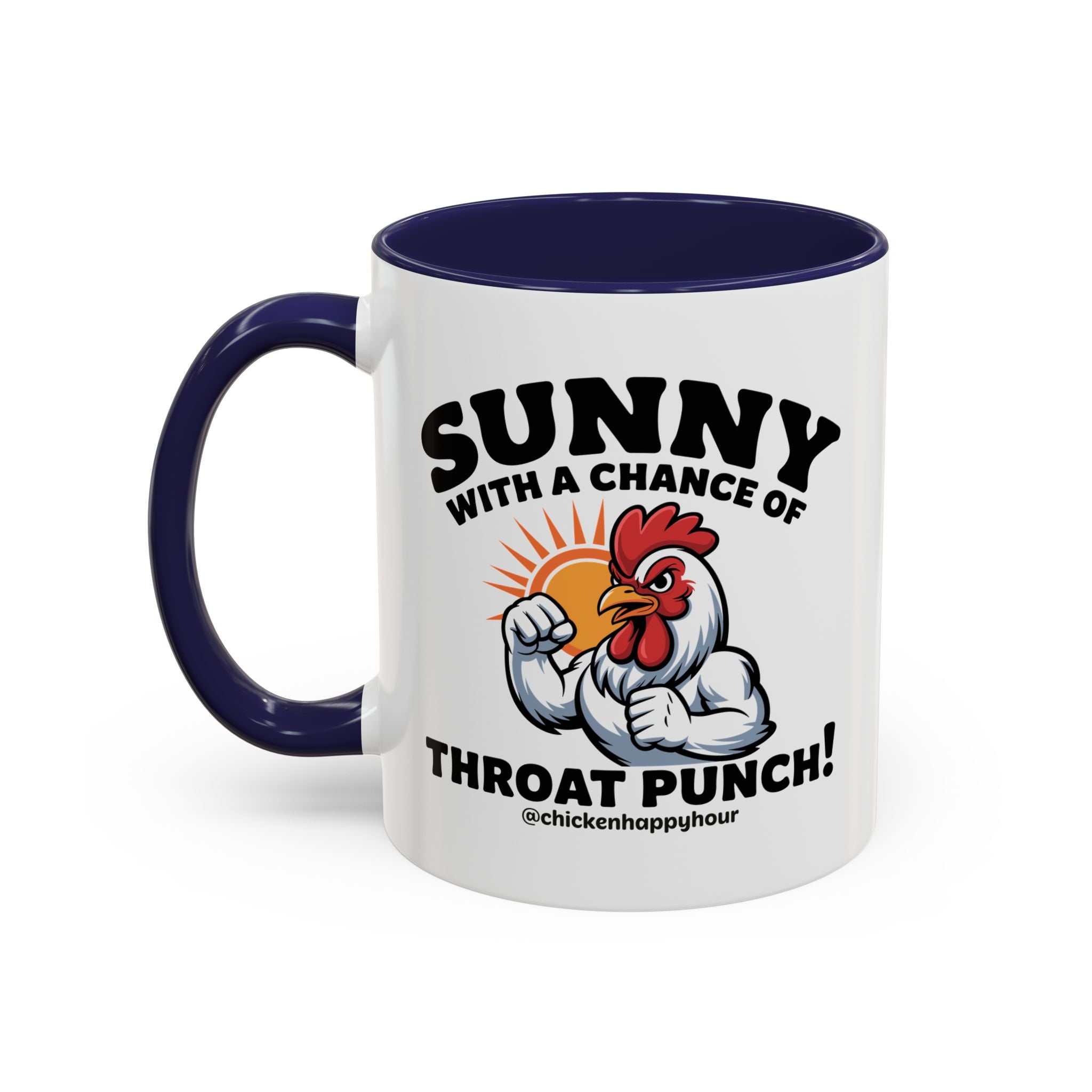 Sunny with a Chance of Throat Punch Coffee Mug