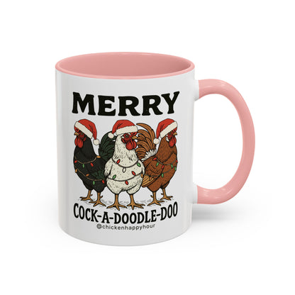 Merry Cock  a Doodle Doo Coffee Mug