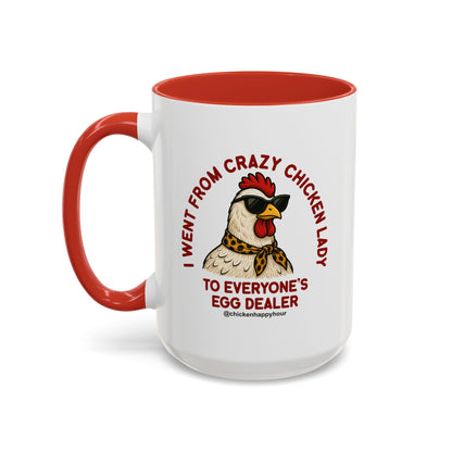 Went From Crazy Chicken Lady Coffee Mug