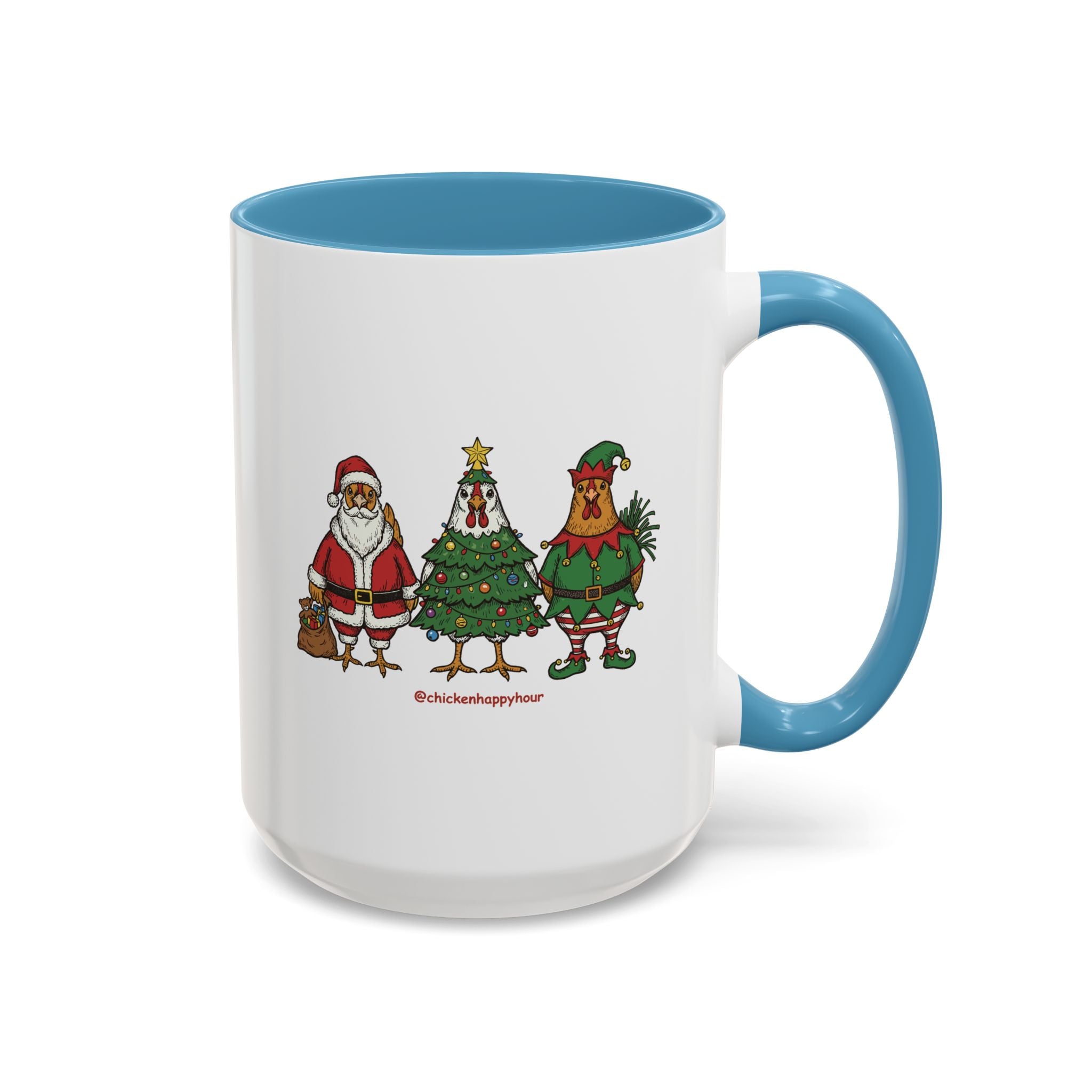 Christmas Chicken Coffee Mug