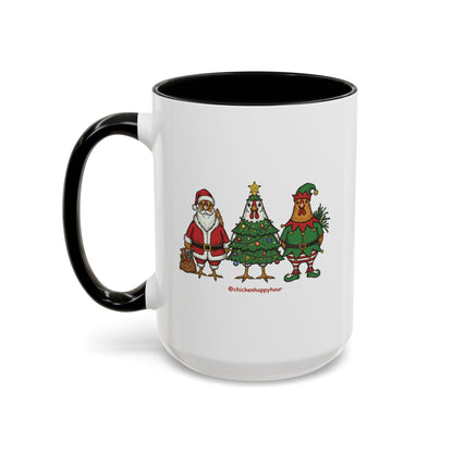 Christmas Chicken Coffee Mug