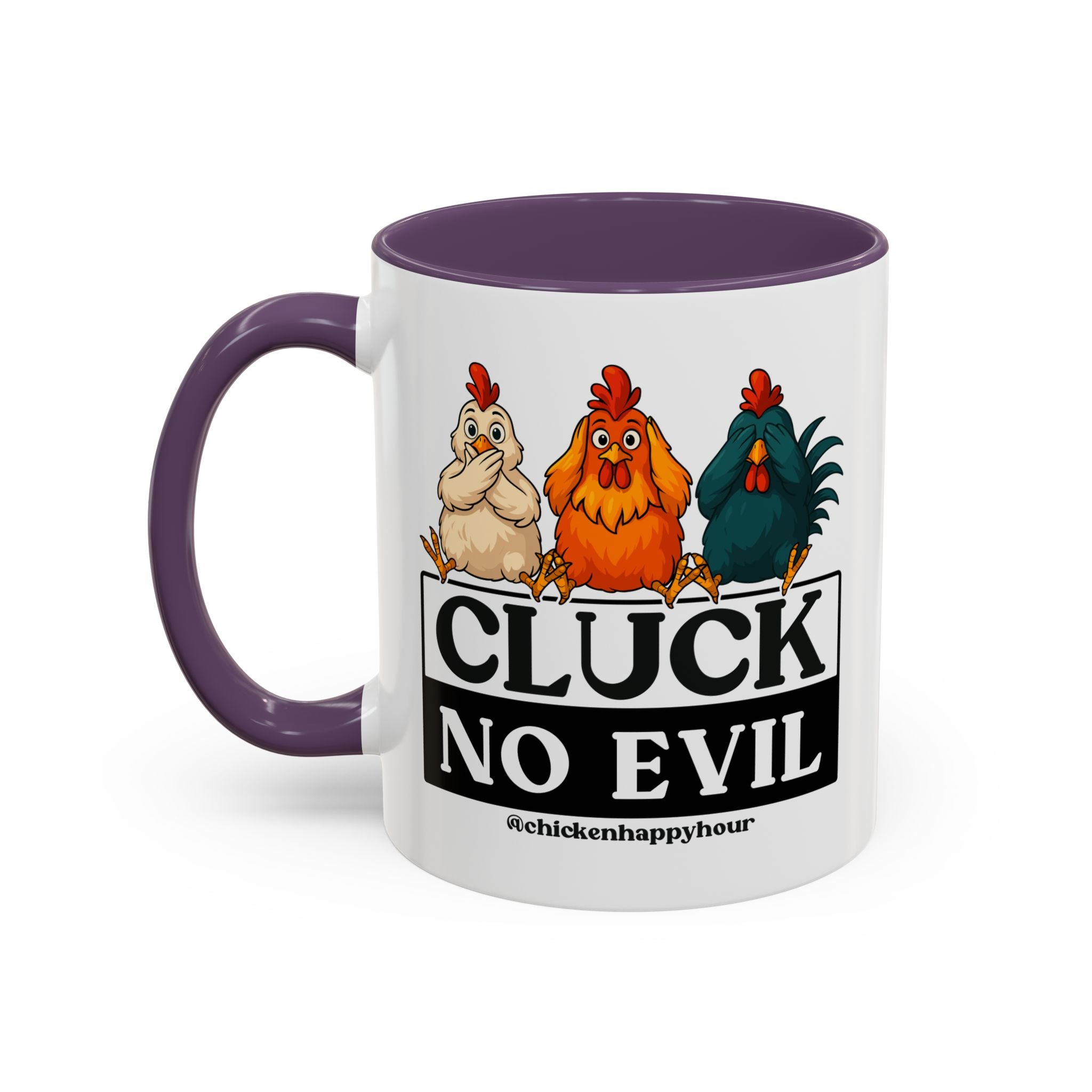 Cluck, No Evil Coffee Mug