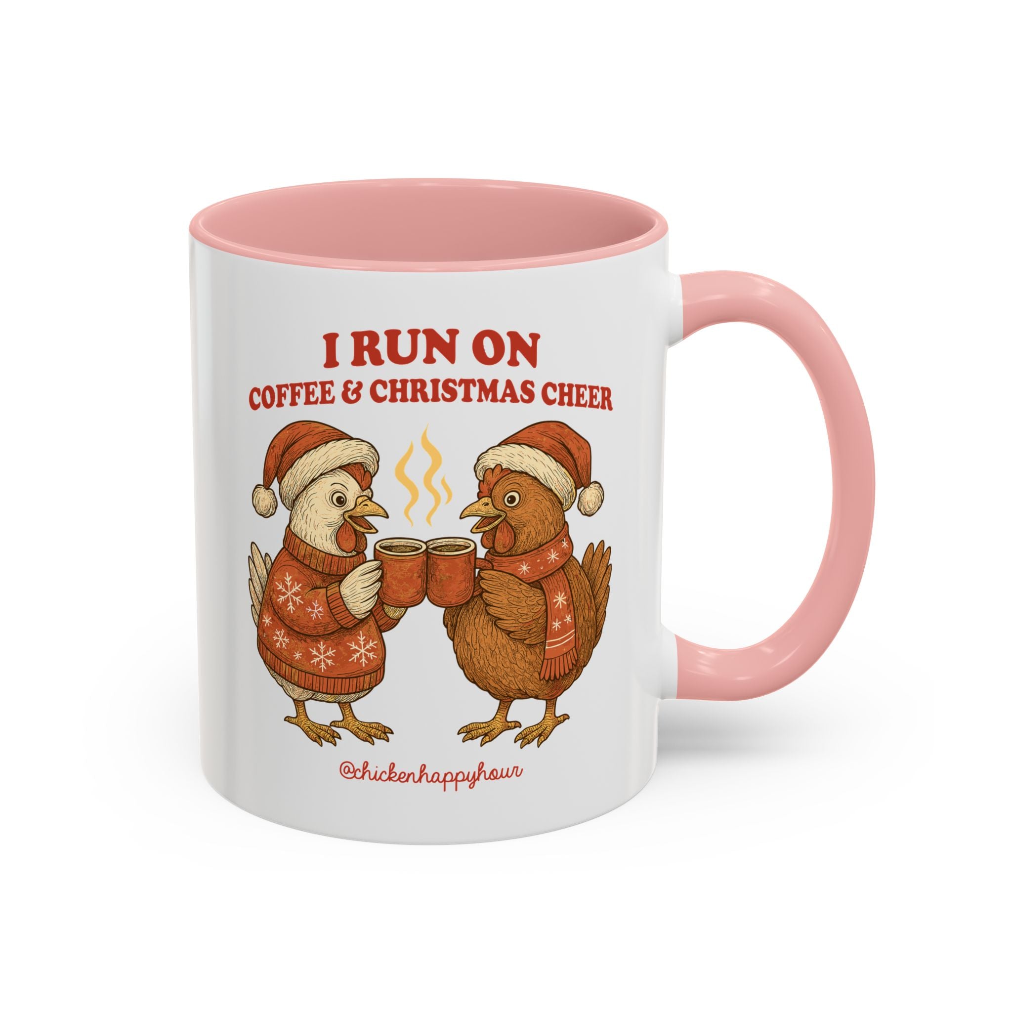 I Run on Coffee & Christmas Cheer Coffee Mug