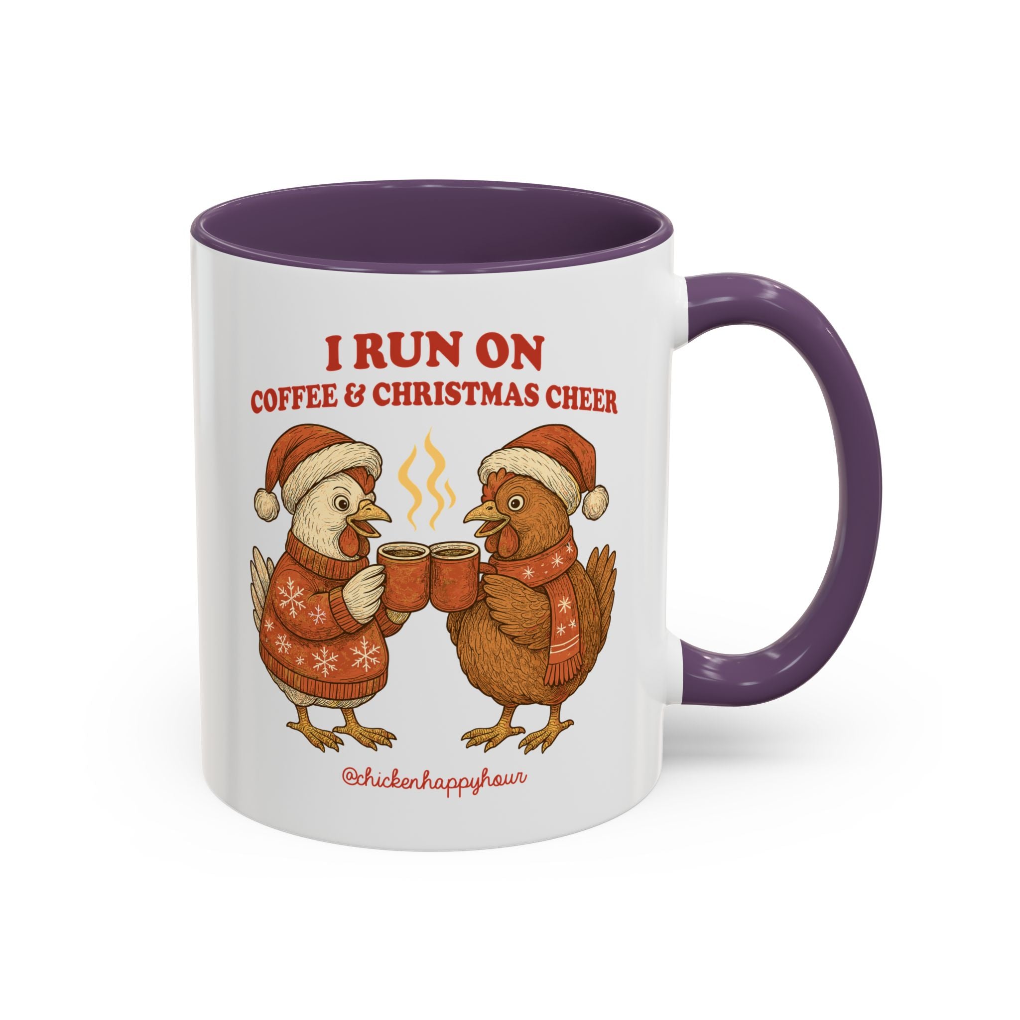 I Run on Coffee & Christmas Cheer Coffee Mug