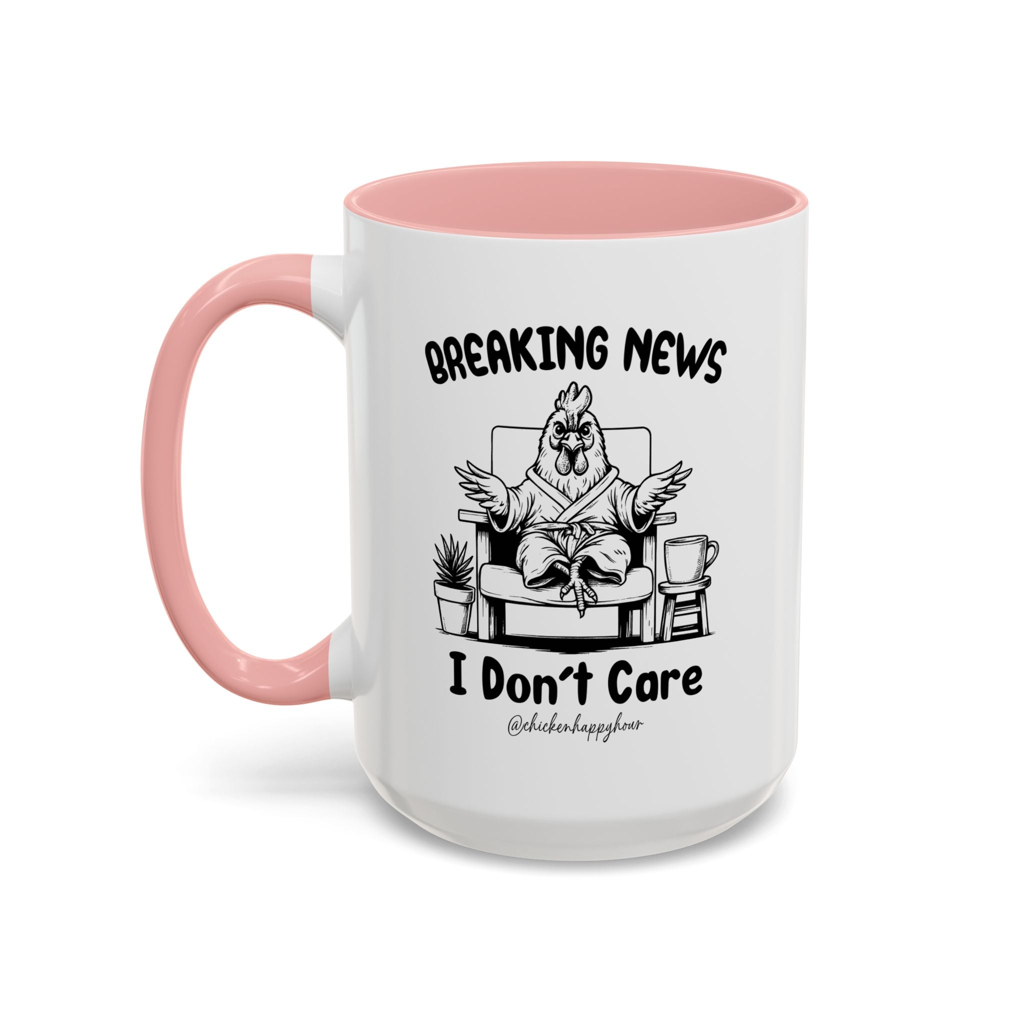 Breaking News I Don't Care Coffee Mug