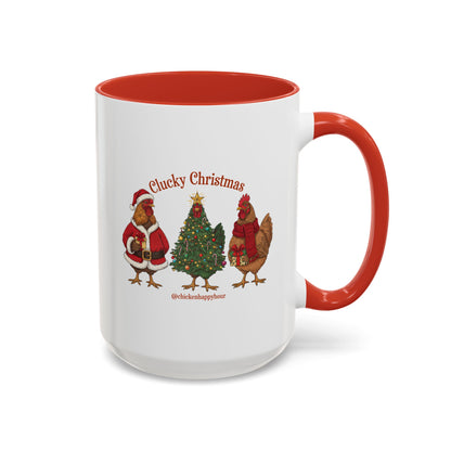 Clucky Christmas Coffee Mug