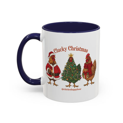 Clucky Christmas Coffee Mug