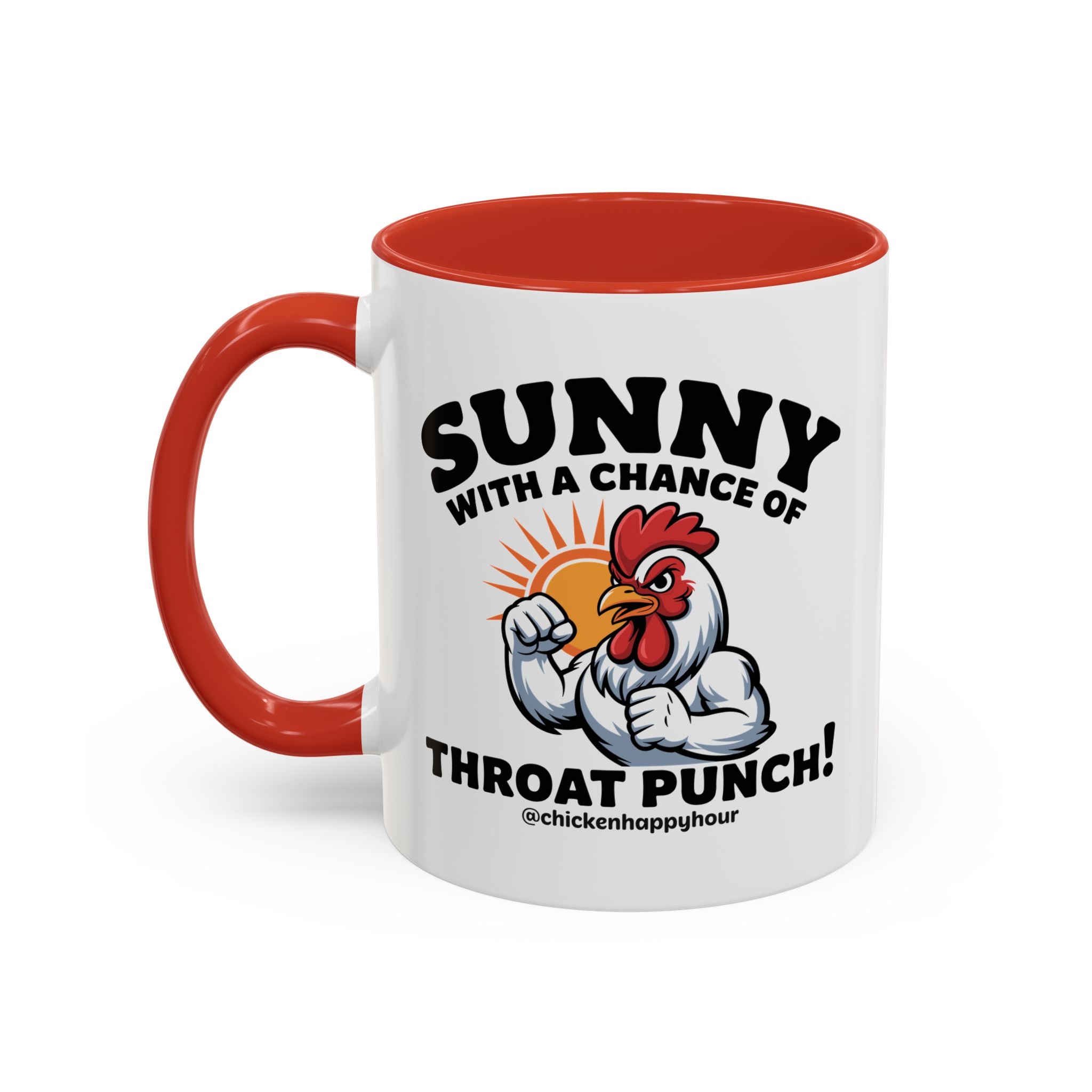 Sunny with a Chance of Throat Punch Coffee Mug