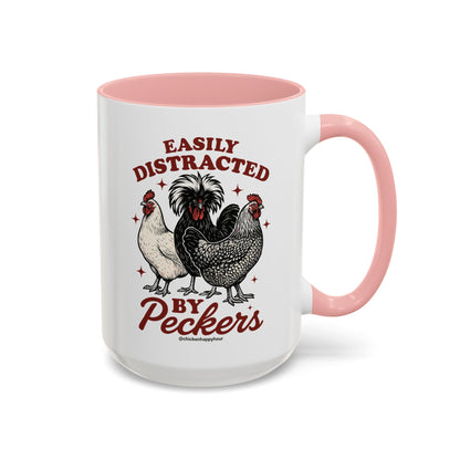 Easily Distracted By Peckers Coffee Mug