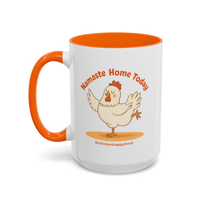 Namaste Cluck Coffee Mug