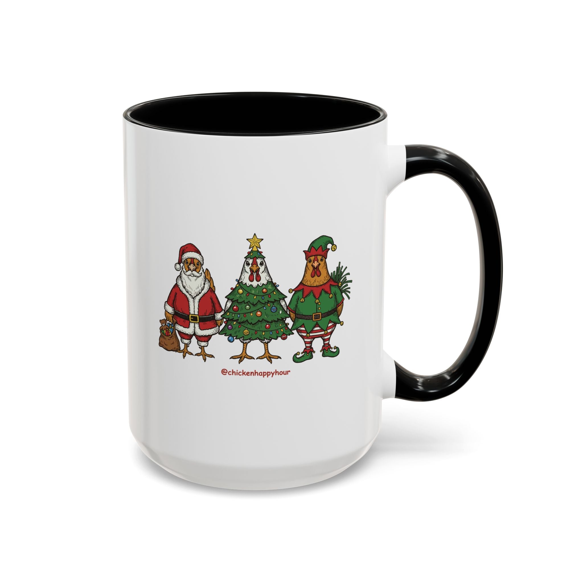 Christmas Chicken Coffee Mug