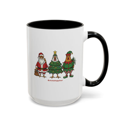 Christmas Chicken Coffee Mug