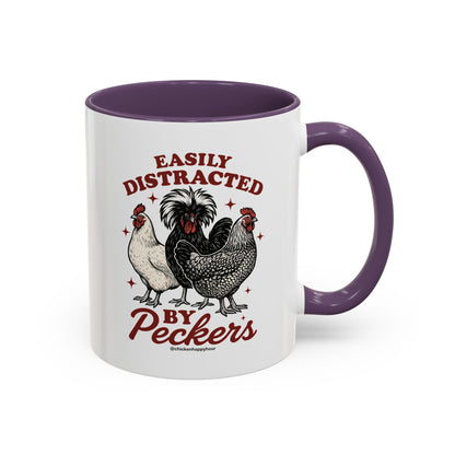 Easily Distracted By Peckers Coffee Mug
