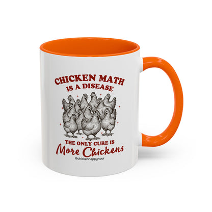 Chicken Math is a Disease Coffee Mug